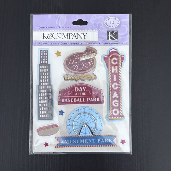 Chicago - NY - Washington DC Sticker Bundle of 4 Sticker Packs - Picture 2 of 5